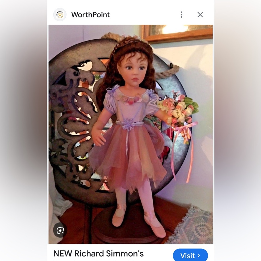 Collection of the Masters by Richard Simmons doll  “First bouquet from Daddy”